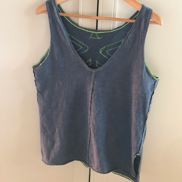 Free People unique lace back tank - Picture 2 of 2